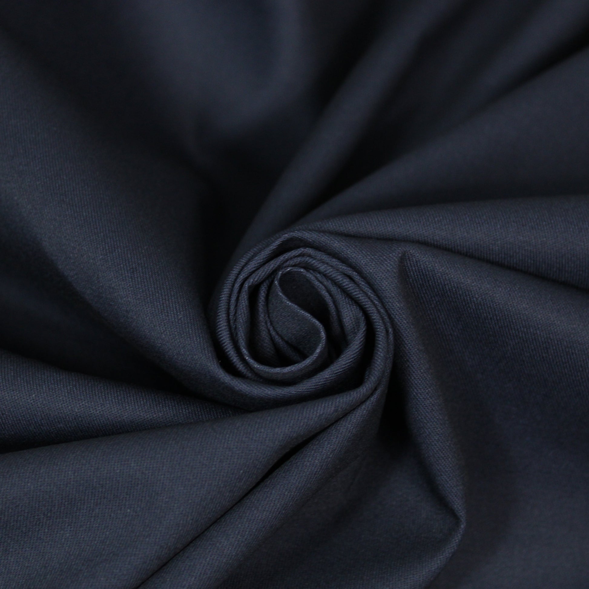 Tissu gabardine de coton prestige - bleu marine - photo 1/4 | So Tissus