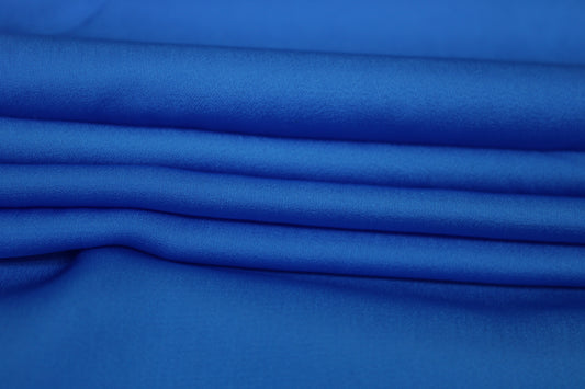 Tissu satin - bleu azur - photo 2/4 | So Tissus