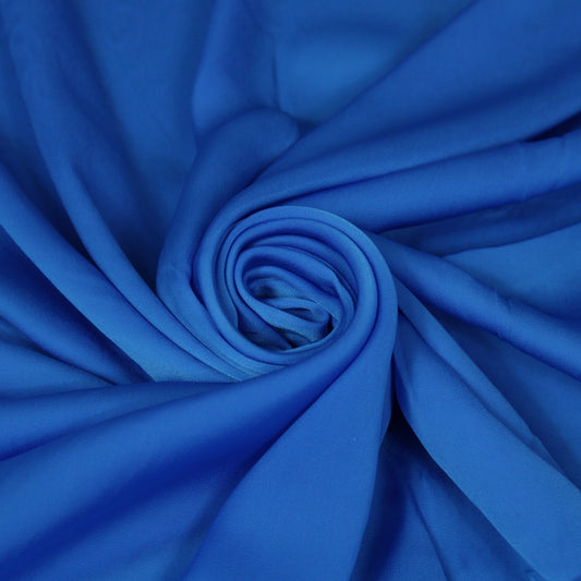 Tissu satin - bleu azur - photo 1/4 | So Tissus