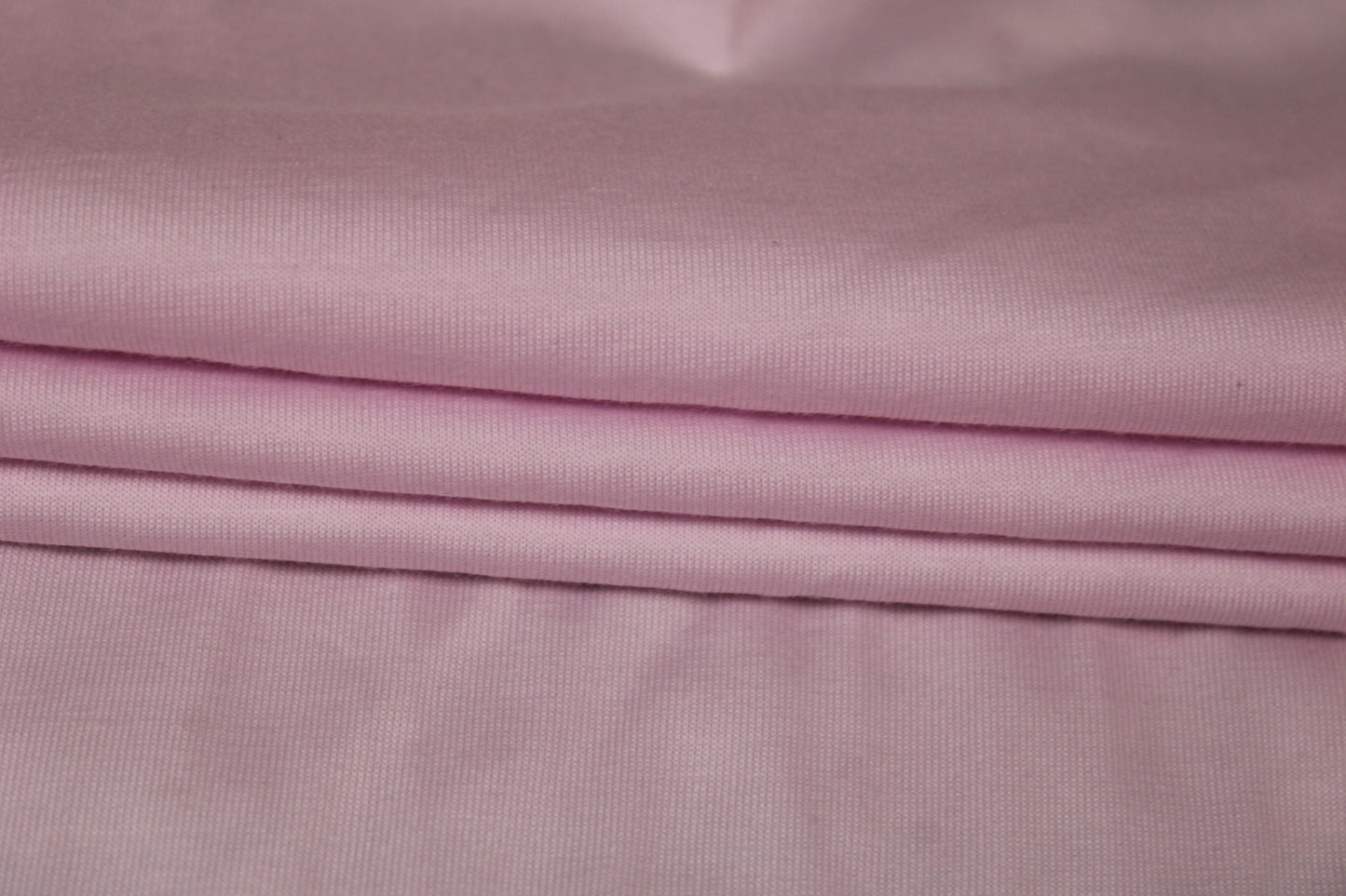 Tissu maille jersey coton  viscose - rose pâle - photo 2/3 | So Tissus