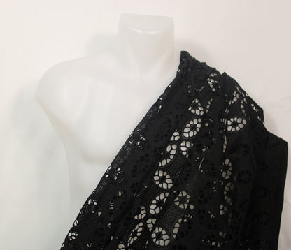 Tissu broderie anglaise - noir - photo 3/5 | So Tissus