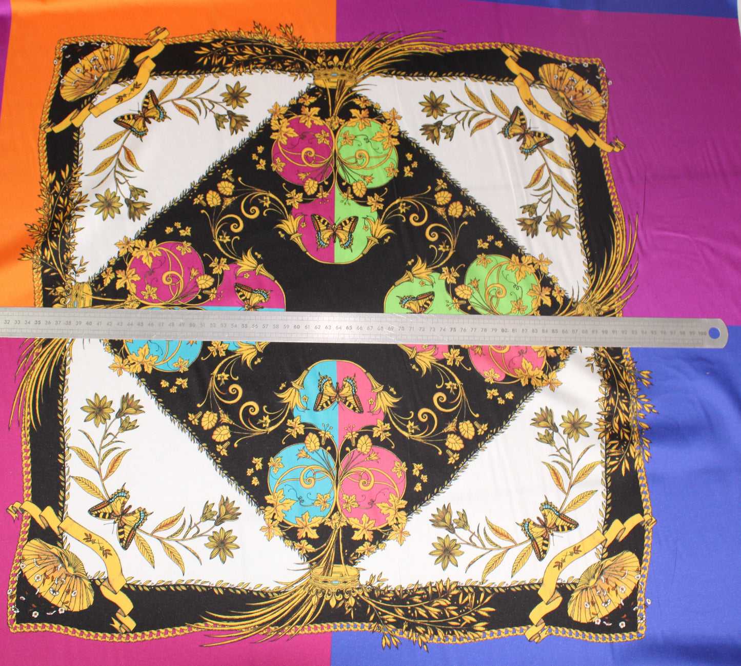 Tissu twill - imprimé papillons baroque - photo 5/5 | So Tissus