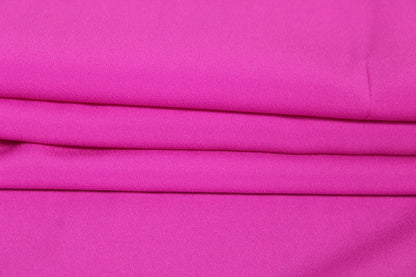 Tissu crêpe de chine - fuchsia - photo 2/4 | So Tissus