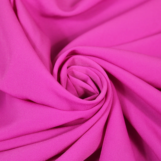 Tissu crêpe de chine - fuchsia - photo 1/4 | So Tissus