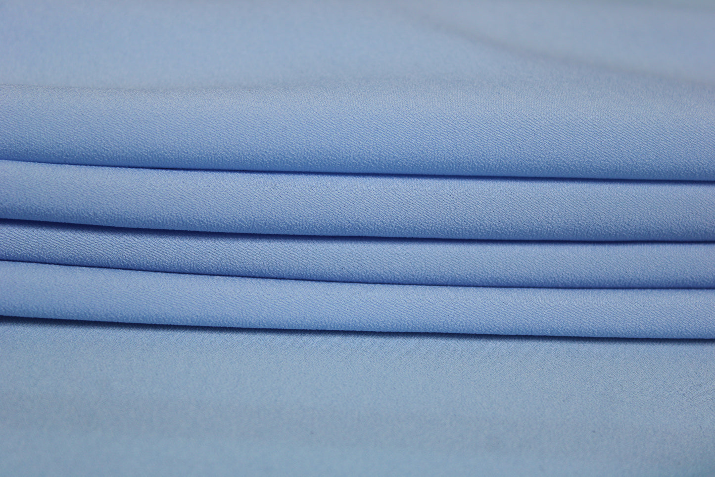Tissu crêpe de chine - bleu ciel - photo 2/4 | So Tissus