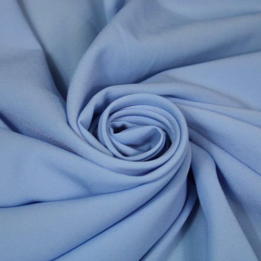 Tissu crêpe de chine - bleu ciel - photo 1/4 | So Tissus