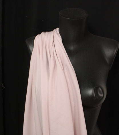 Tissu crêpe de chine - rose pâle - photo 3/4 | So Tissus