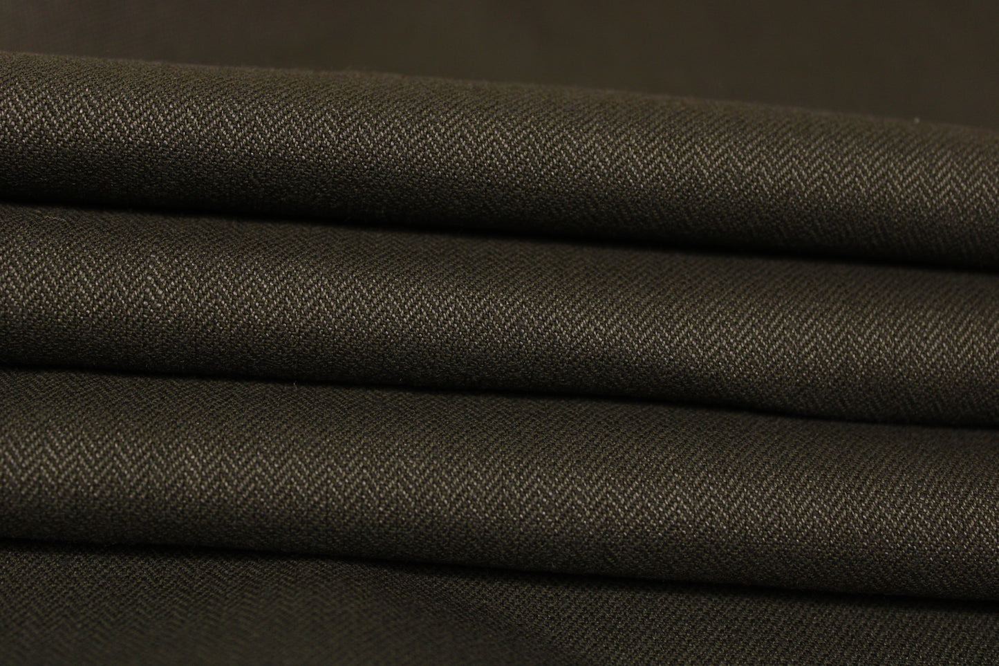 Tissu flanelle de laine et viscose - chevron - ton marron - photo 2/4 | So Tissus