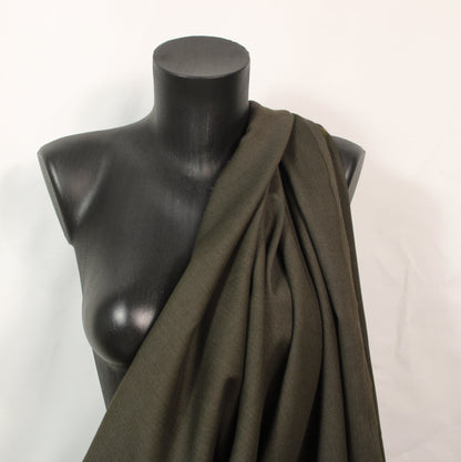 Tissu flanelle de laine et viscose - chevron - ton marron - photo 4/4 | So Tissus