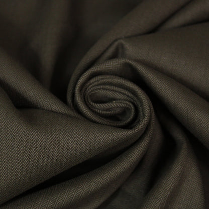 Tissu flanelle de laine et viscose - chevron - ton marron - photo 1/4 | So Tissus