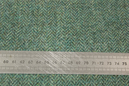 Tissu tweed de laine - à chevron - vert d'eau - photo 5/5 | So Tissus