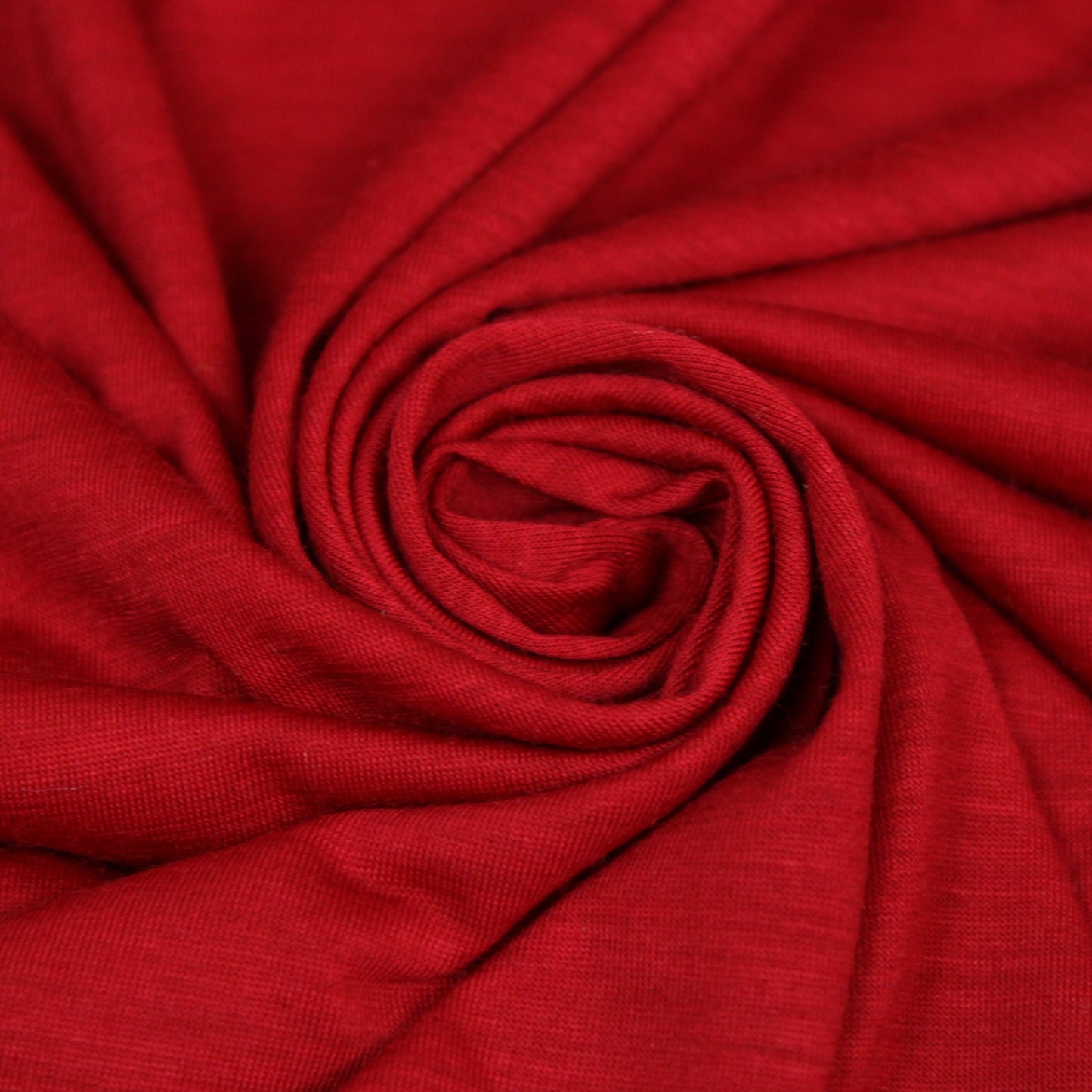 Tissu jersey de laine - rouge sang - photo 1/4 | So Tissus