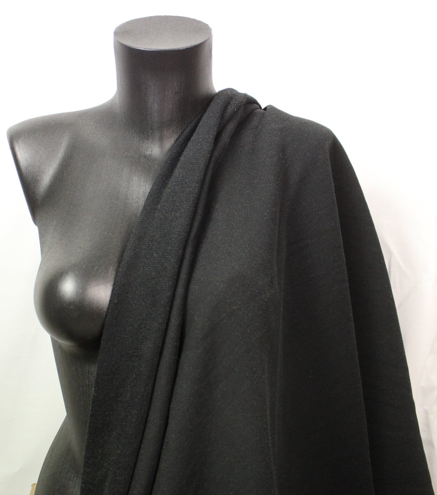Tissu molleton japonais - noir - photo 3/4 | So Tissus