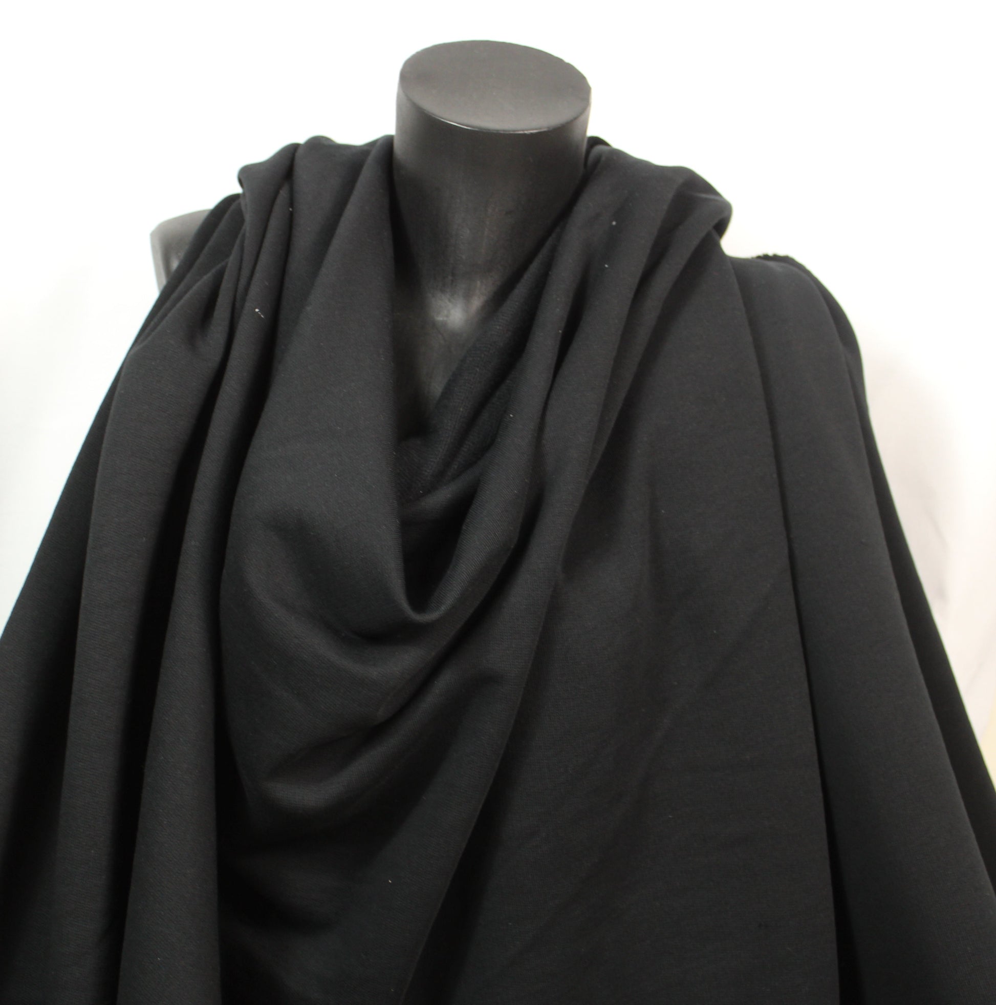 Tissu molleton japonais - noir - photo 4/4 | So Tissus