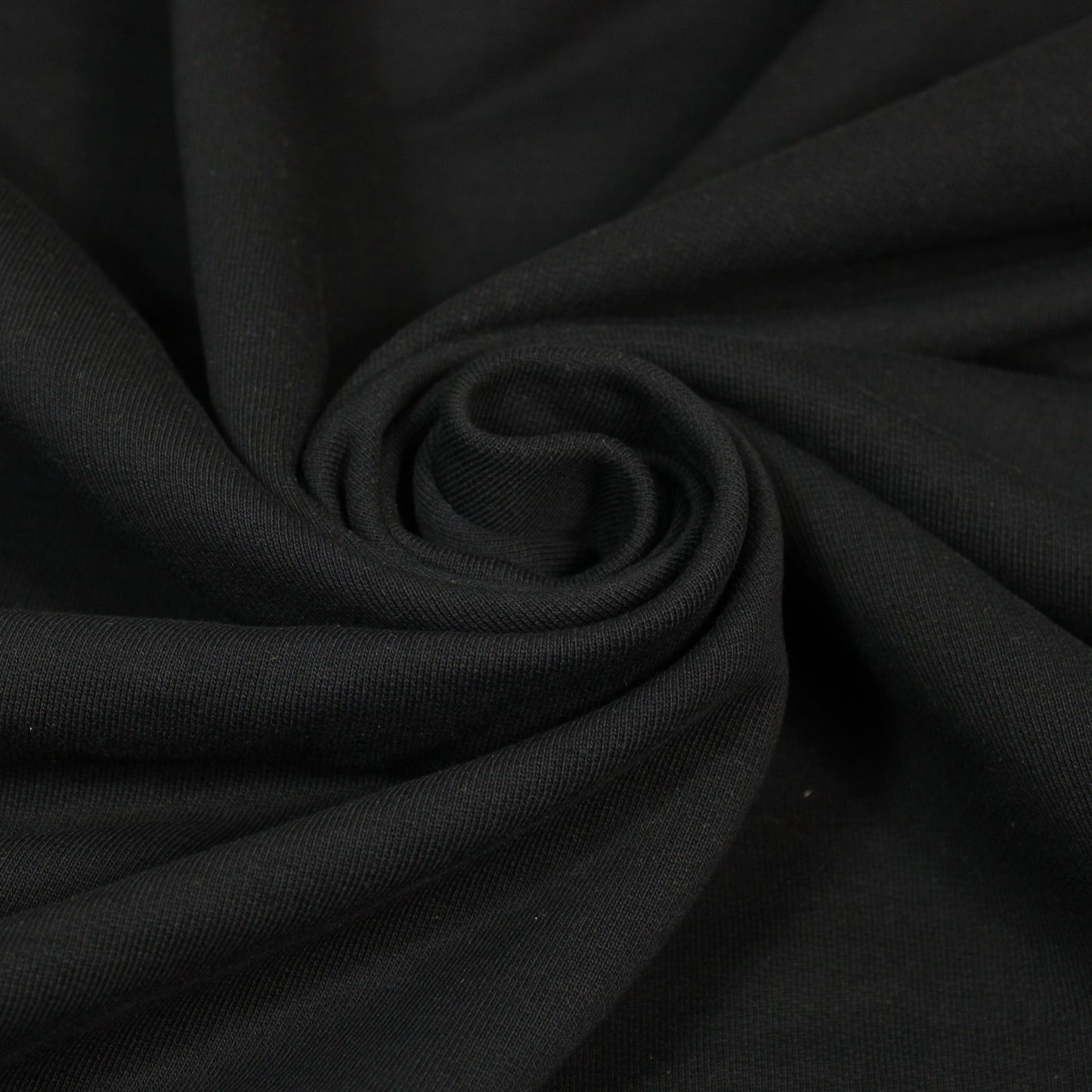 Tissu molleton japonais - noir - photo 1/4 | So Tissus