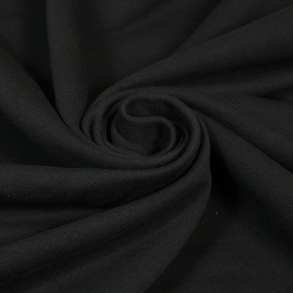 Tissu molleton japonais - noir - photo 1/4 | So Tissus