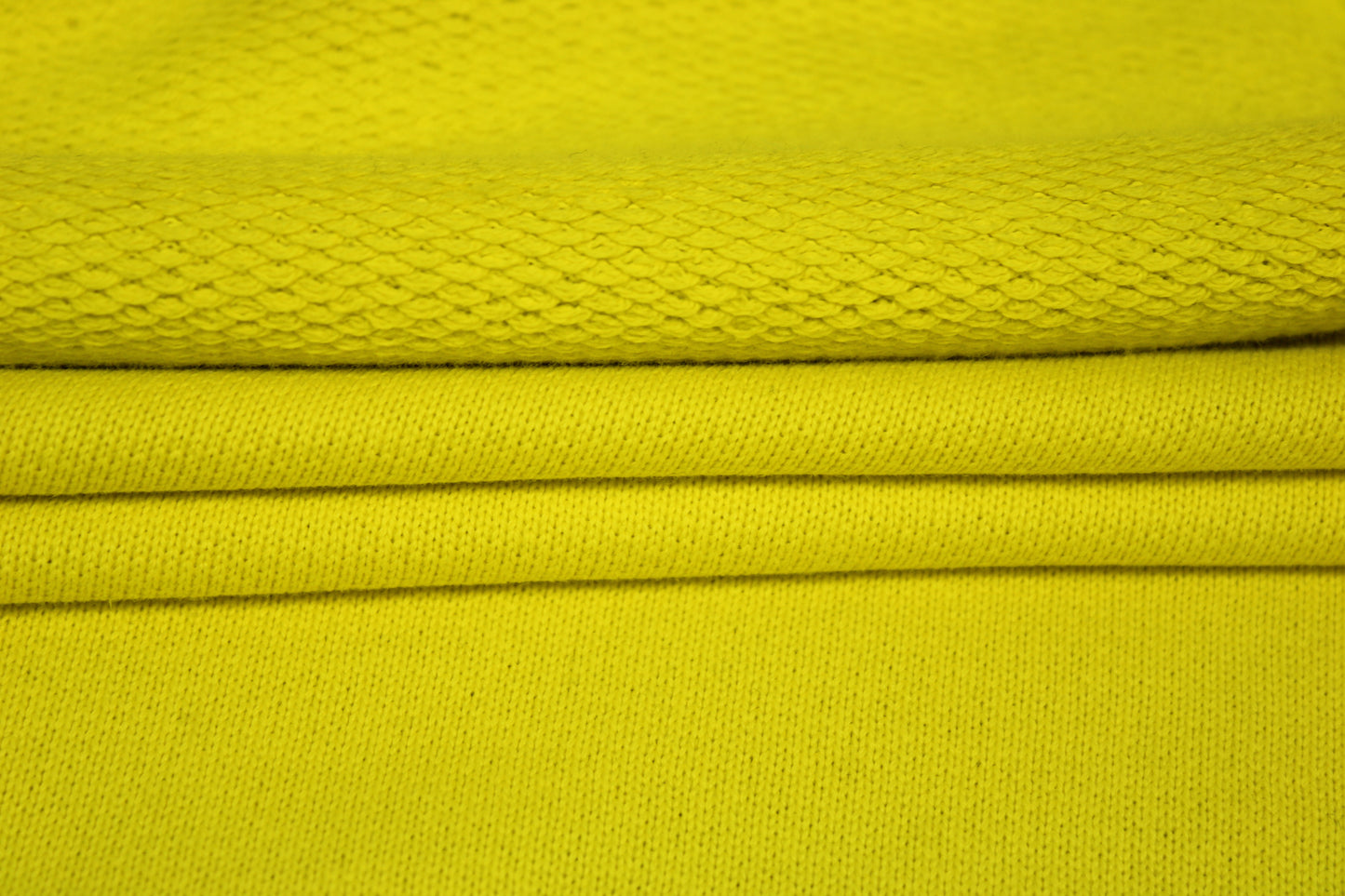 Tissu molleton japonais épais - jaune vif - photo 2/4 | So Tissus