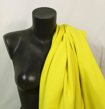 Tissu molleton japonais épais - jaune vif - photo 3/4 | So Tissus