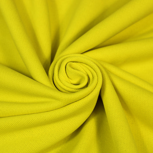 Tissu molleton japonais épais - jaune vif - photo 1/4 | So Tissus