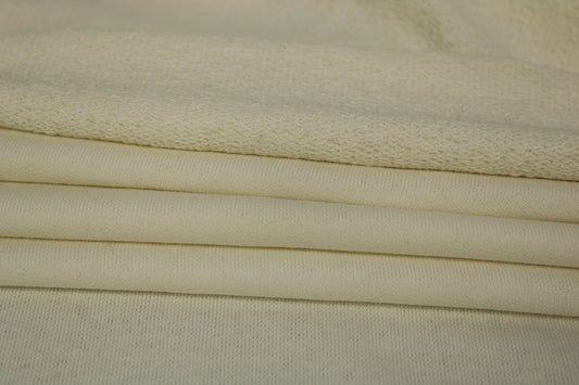 Tissu molleton japonais - blanc - photo 2/4 | So Tissus