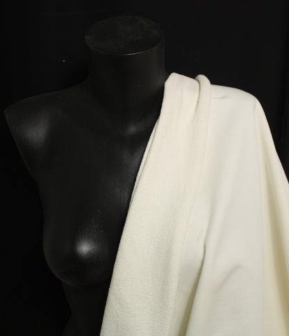 Tissu molleton japonais - blanc - photo 3/4 | So Tissus