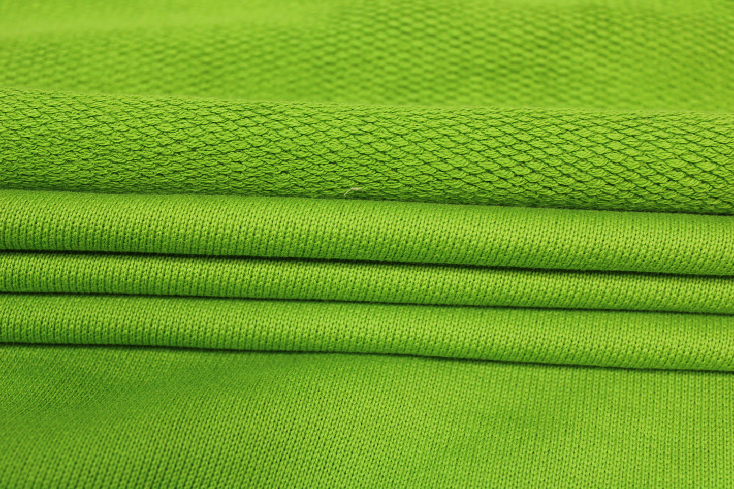 Tissu molleton japonais épais - vert pomme - photo 2/4 | So Tissus