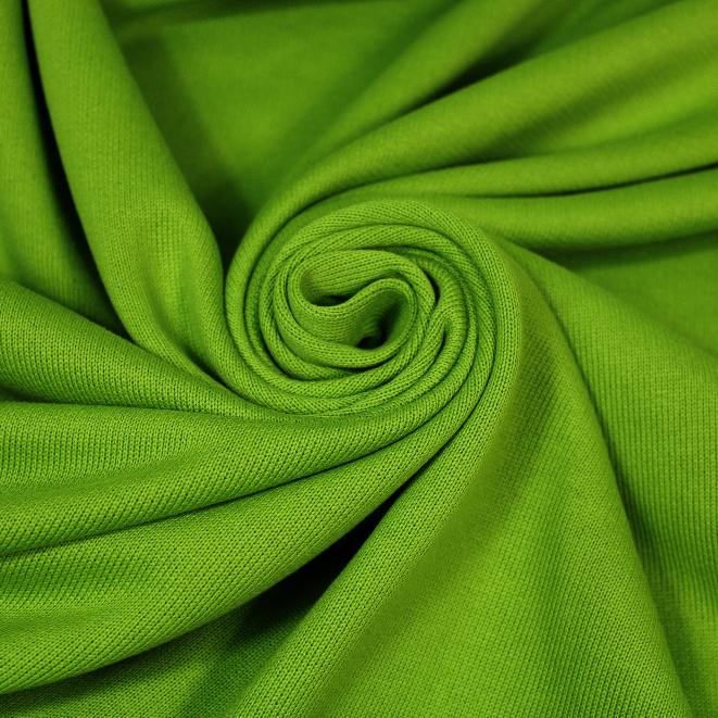 Tissu molleton japonais épais - vert pomme - photo 1/4 | So Tissus