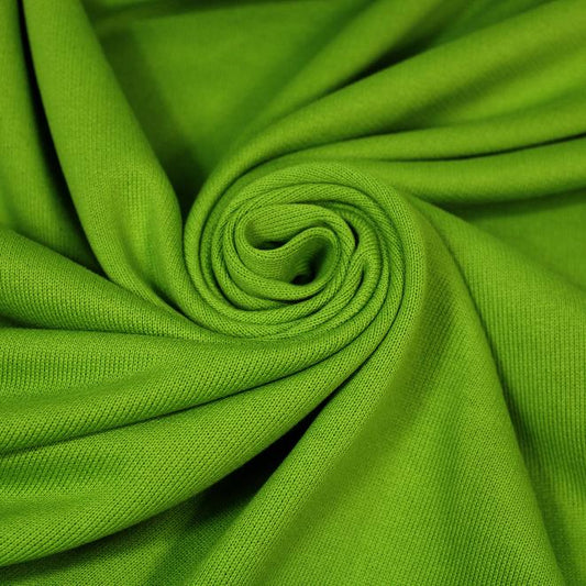 Tissu molleton japonais épais - vert pomme - photo 1/4 | So Tissus