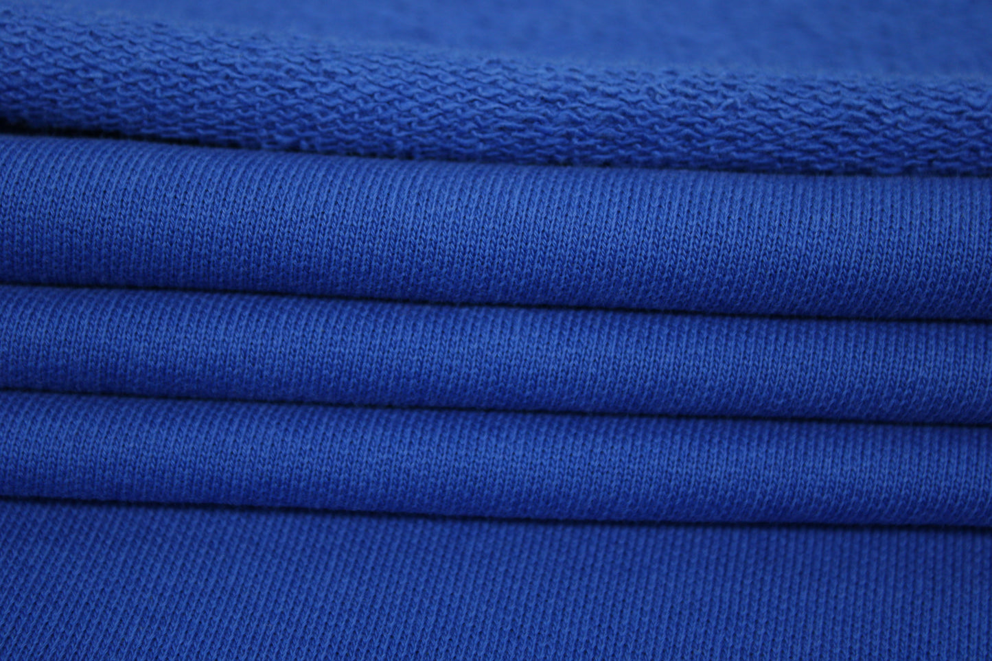 Tissu molleton japonais - bleu électrique - photo 2/4 | So Tissus