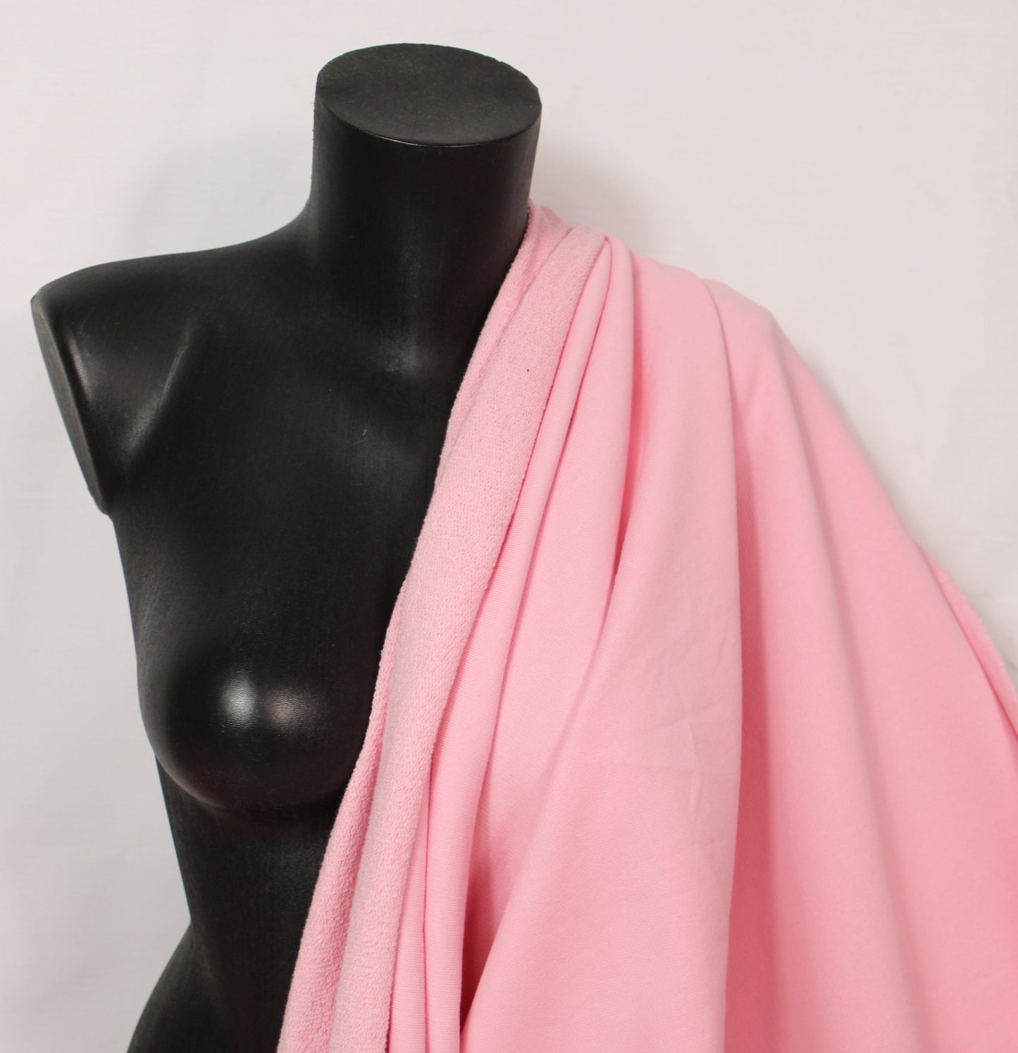 Tissu molleton japonais - rose clair - photo 3/4 | So Tissus