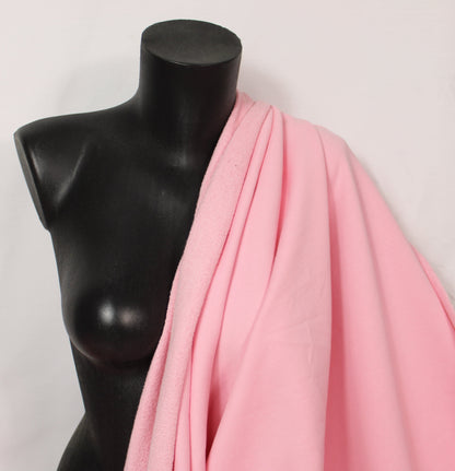 Tissu molleton japonais - rose clair - photo 3/4 | So Tissus