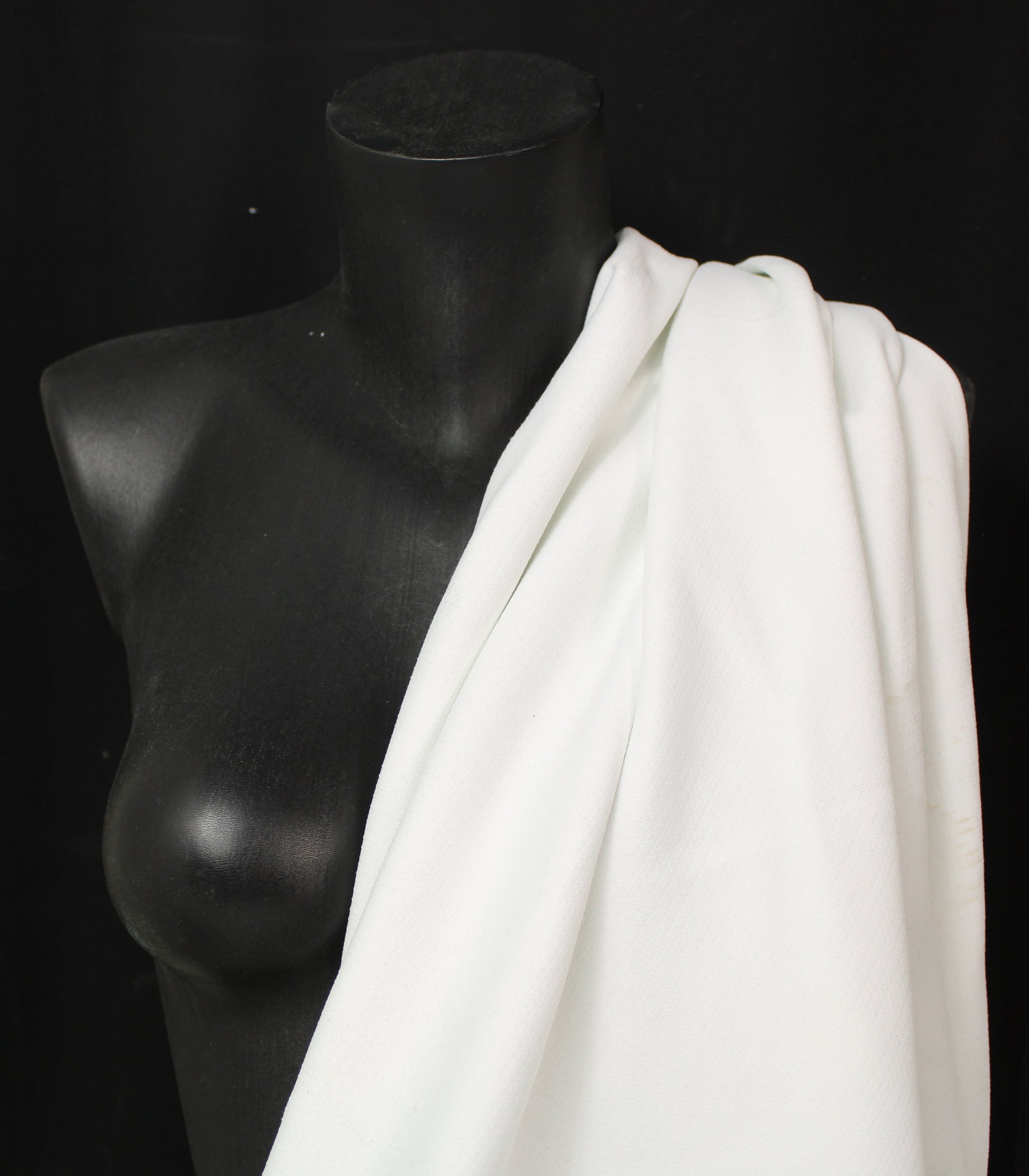 Tissu milano prestige piqué -  blanc - photo 3/4 | So Tissus