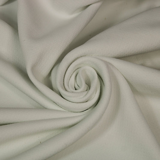 Tissu milano prestige piqué -  blanc - photo 1/4 | So Tissus