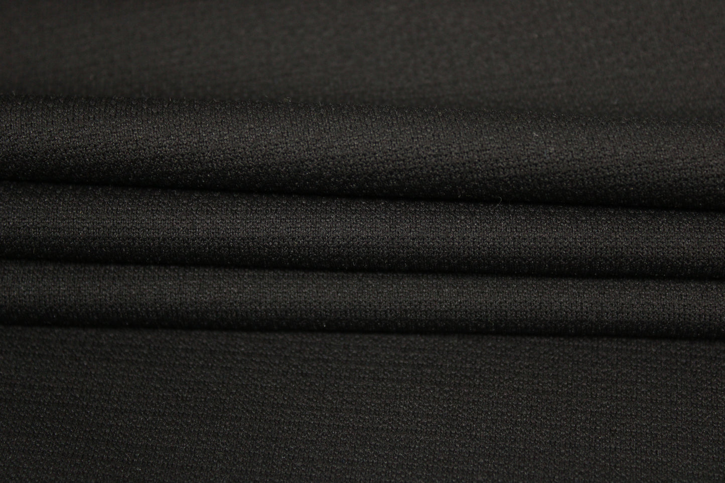 Tissu milano prestige piqué -  noir - photo 2/4 | So Tissus