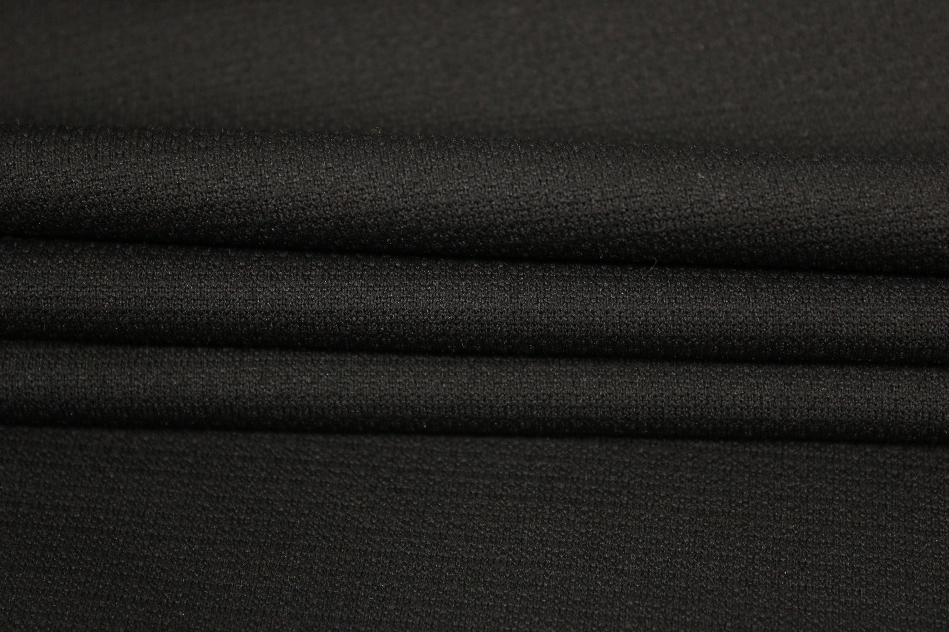 Tissu milano prestige piqué -  noir - photo 2/4 | So Tissus