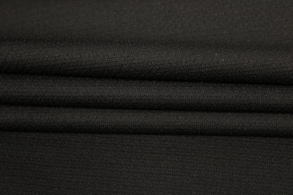Tissu milano prestige piqué -  noir - photo 2/4 | So Tissus