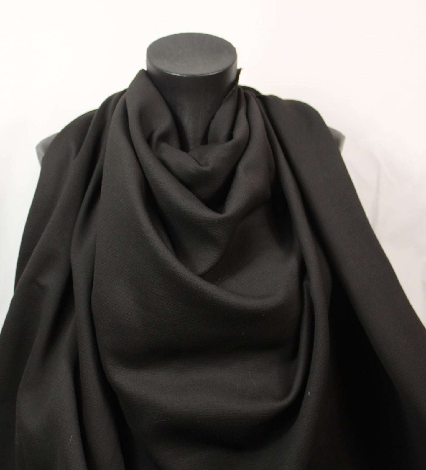 Tissu milano prestige piqué -  noir - photo 4/4 | So Tissus