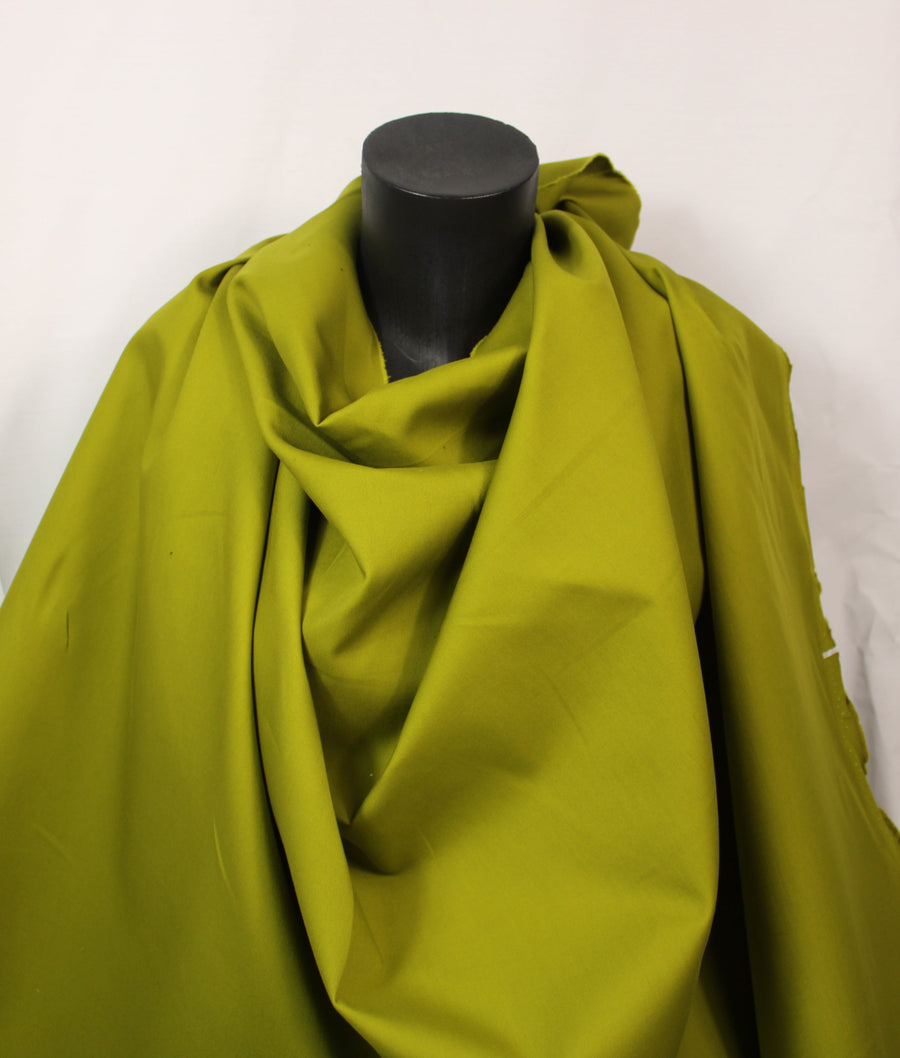 Tissu gabardine de coton prestige - vert olive