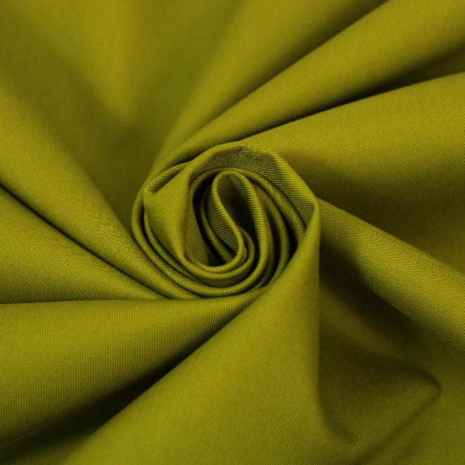 Tissu gabardine de coton prestige - vert olive