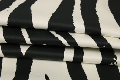 Tissu gabardine de coton prestige - imprimé zèbre - photo 2/5 | So Tissus