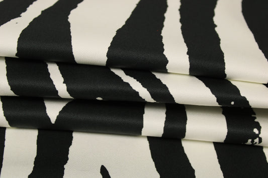 Tissu gabardine de coton prestige - imprimé zèbre - photo 2/5 | So Tissus
