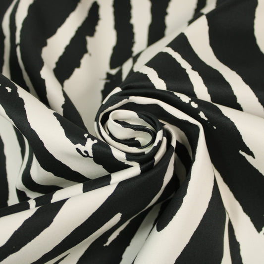 Tissu gabardine de coton prestige - imprimé zèbre - photo 1/5 | So Tissus