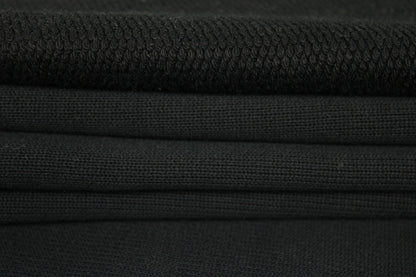 Tissu molleton japonais épais - noir - photo 2/4 | So Tissus