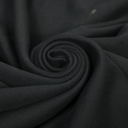 Tissu molleton japonais épais - noir - photo 1/4 | So Tissus