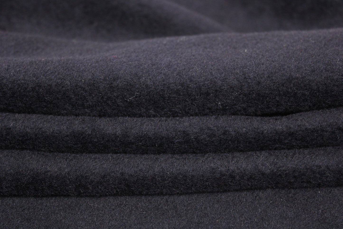 Tissu lainage duveteux - bleu marine foncé - photo 2/4 | So Tissus