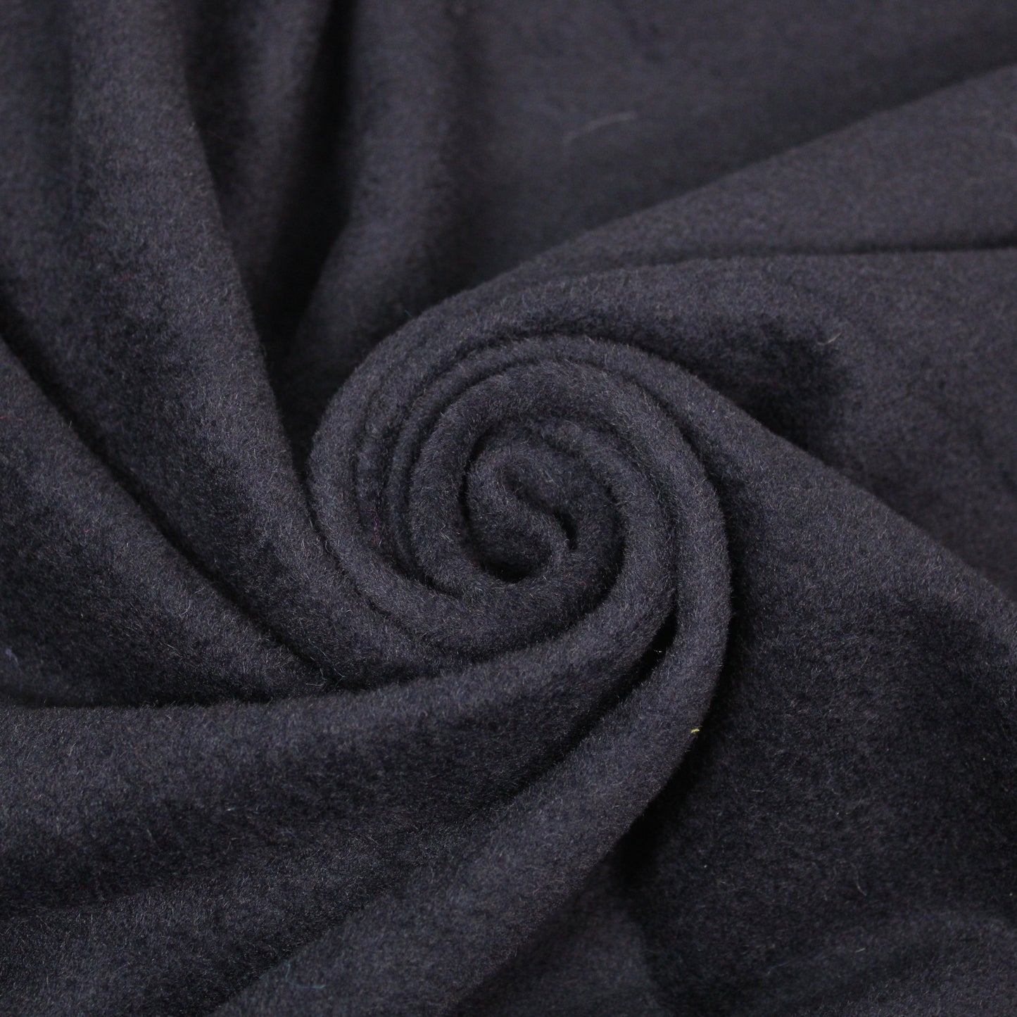 Tissu lainage duveteux - bleu marine foncé - photo 1/4 | So Tissus
