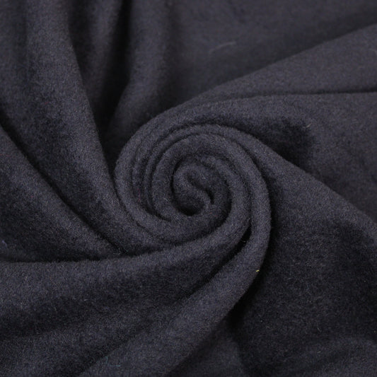 Tissu lainage duveteux - bleu marine foncé - photo 1/4 | So Tissus