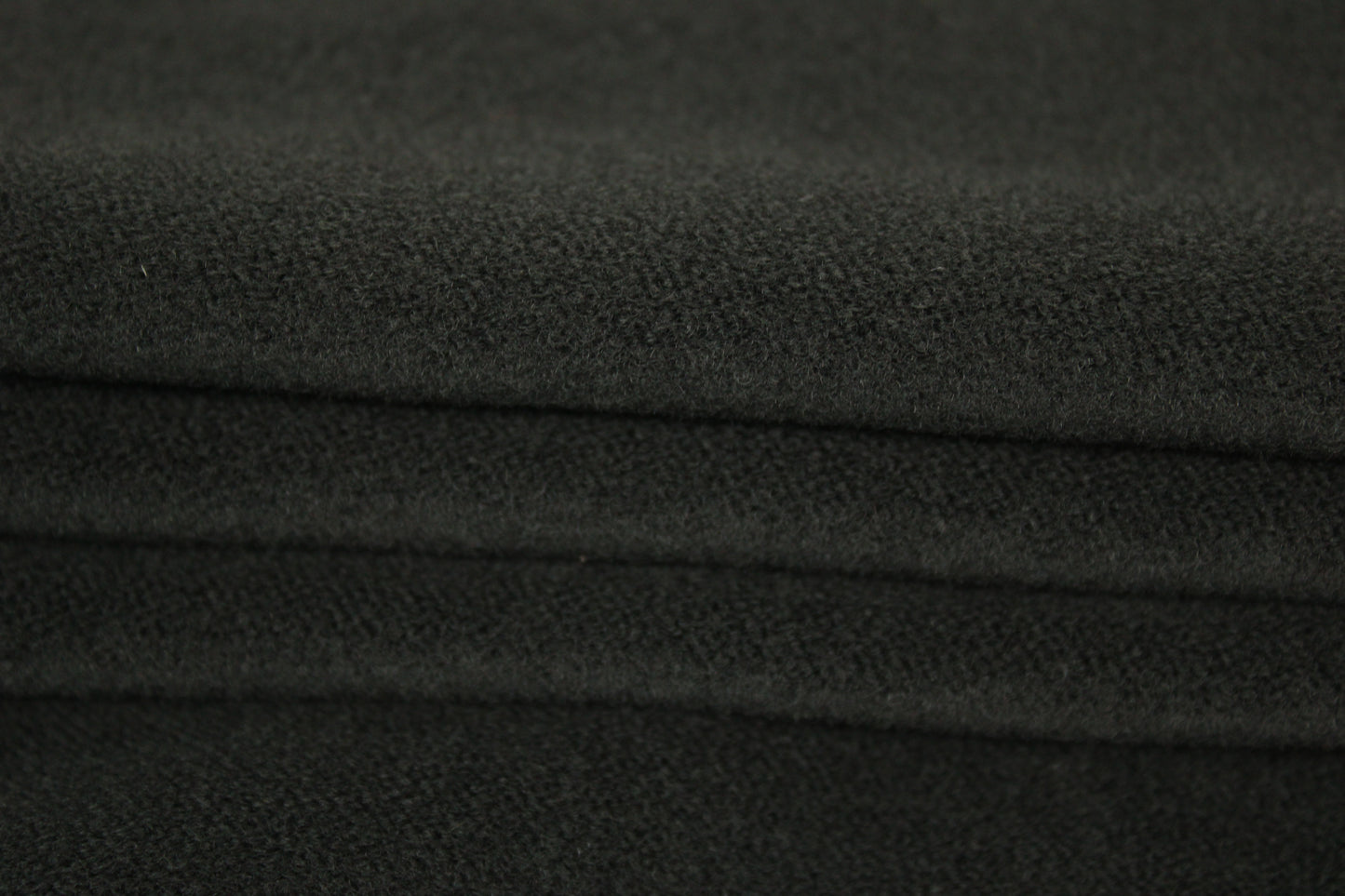 Tissu drap de laine et cachemire brossé - kaki foncé - photo 2/4 | So Tissus