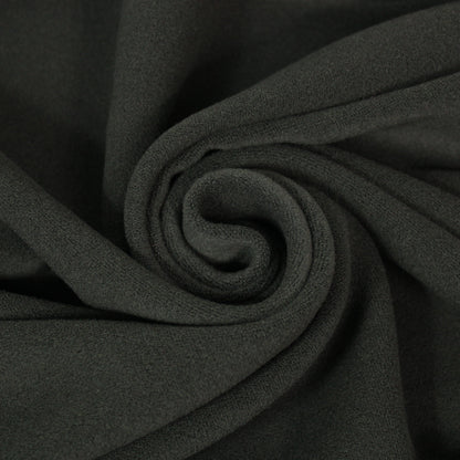 Tissu drap de laine et cachemire brossé - kaki foncé - photo 1/4 | So Tissus