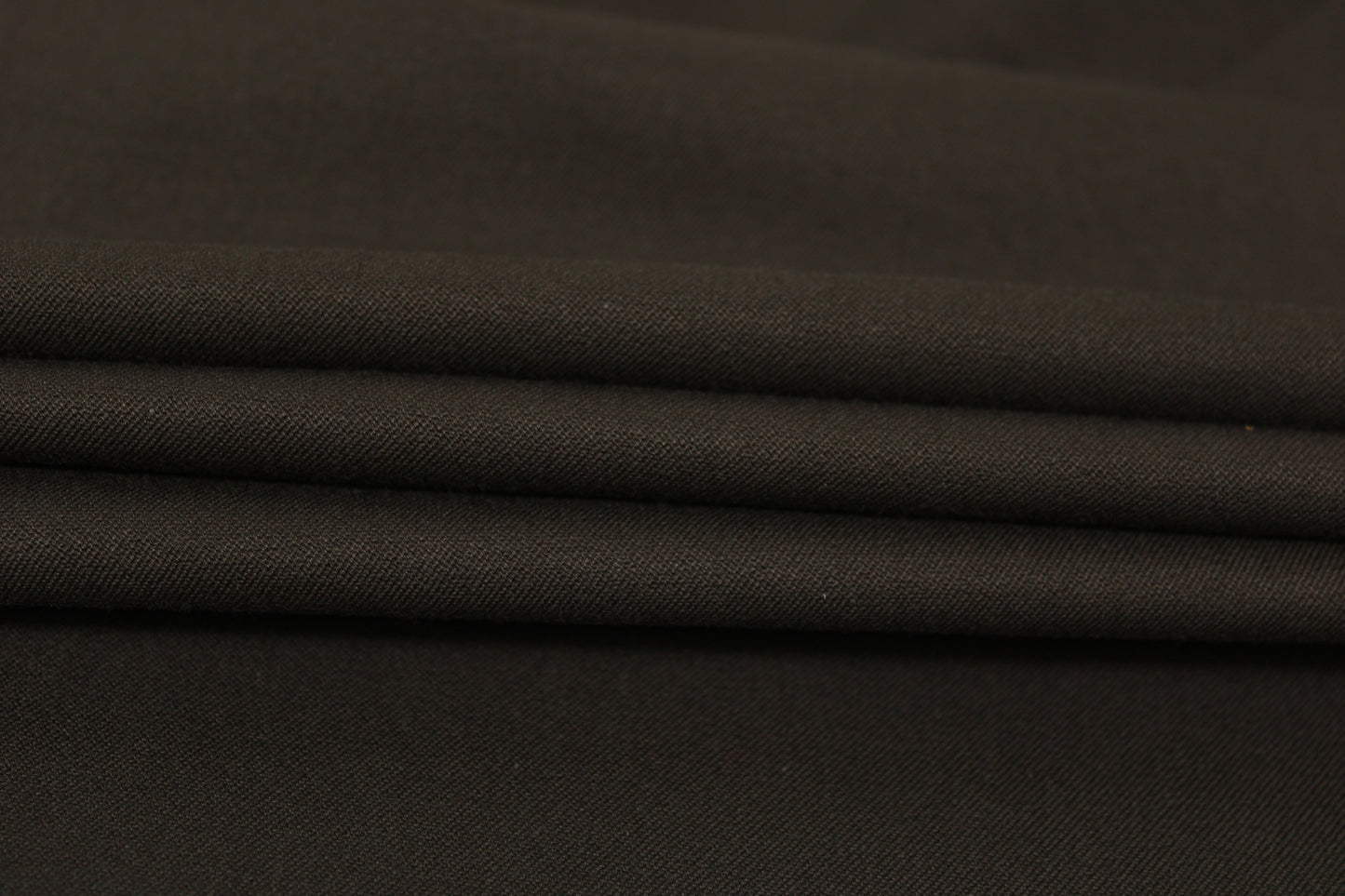 Tissu gabardine de coton prestige - marron - photo 2/4 | So Tissus